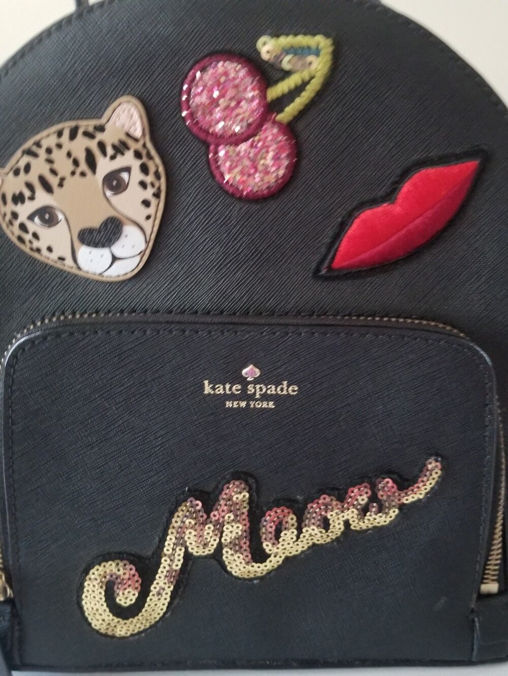 Kate Spade Run Wild Leopard Backpack - Picture 3 of 14